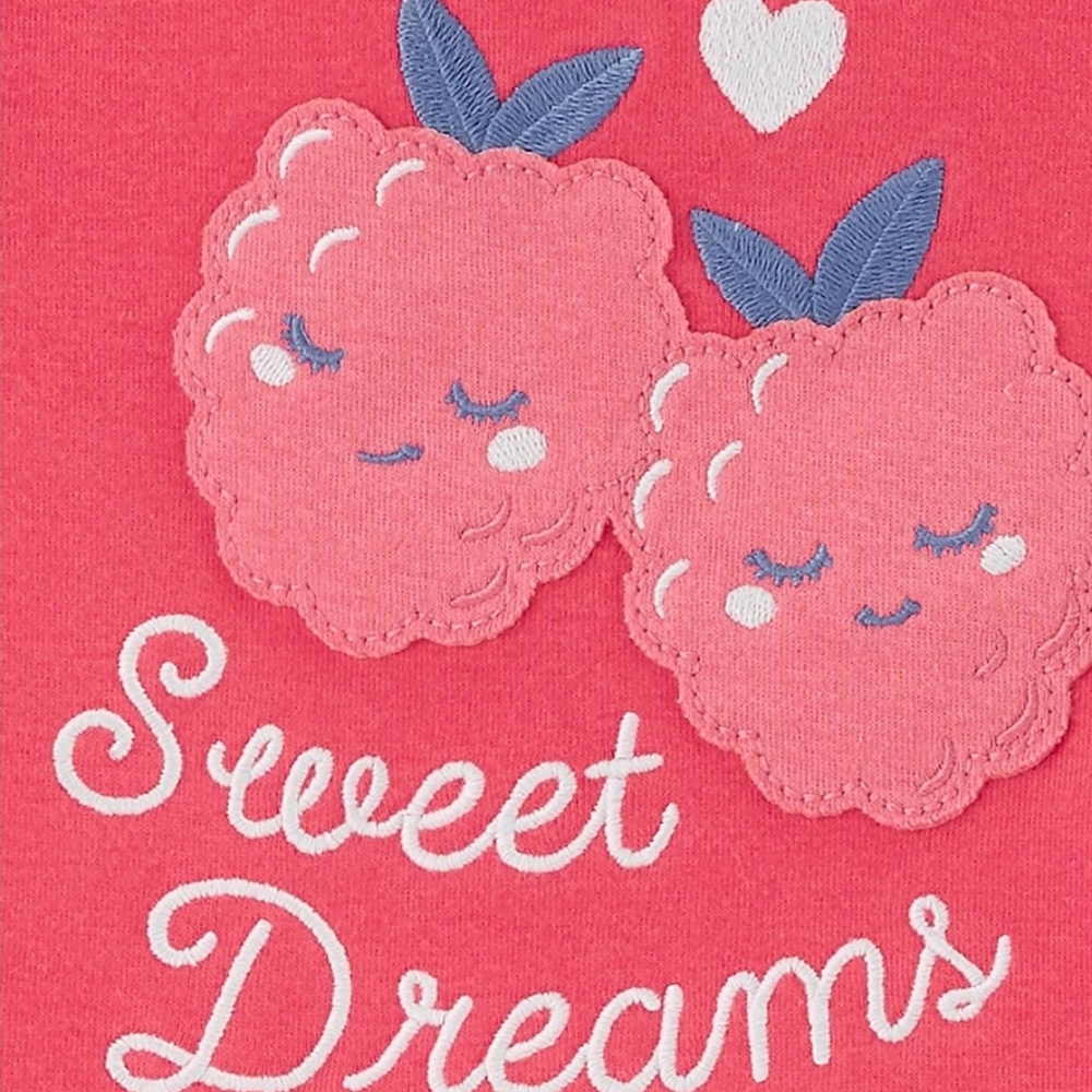 🆕️ Carters Raspberry 4 pc Pajama Set - Picture 2 of 4
